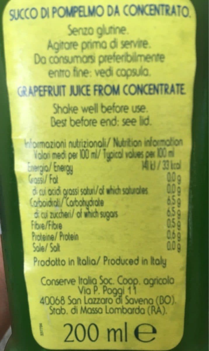 Open Food Facts Pamplemousse packshot