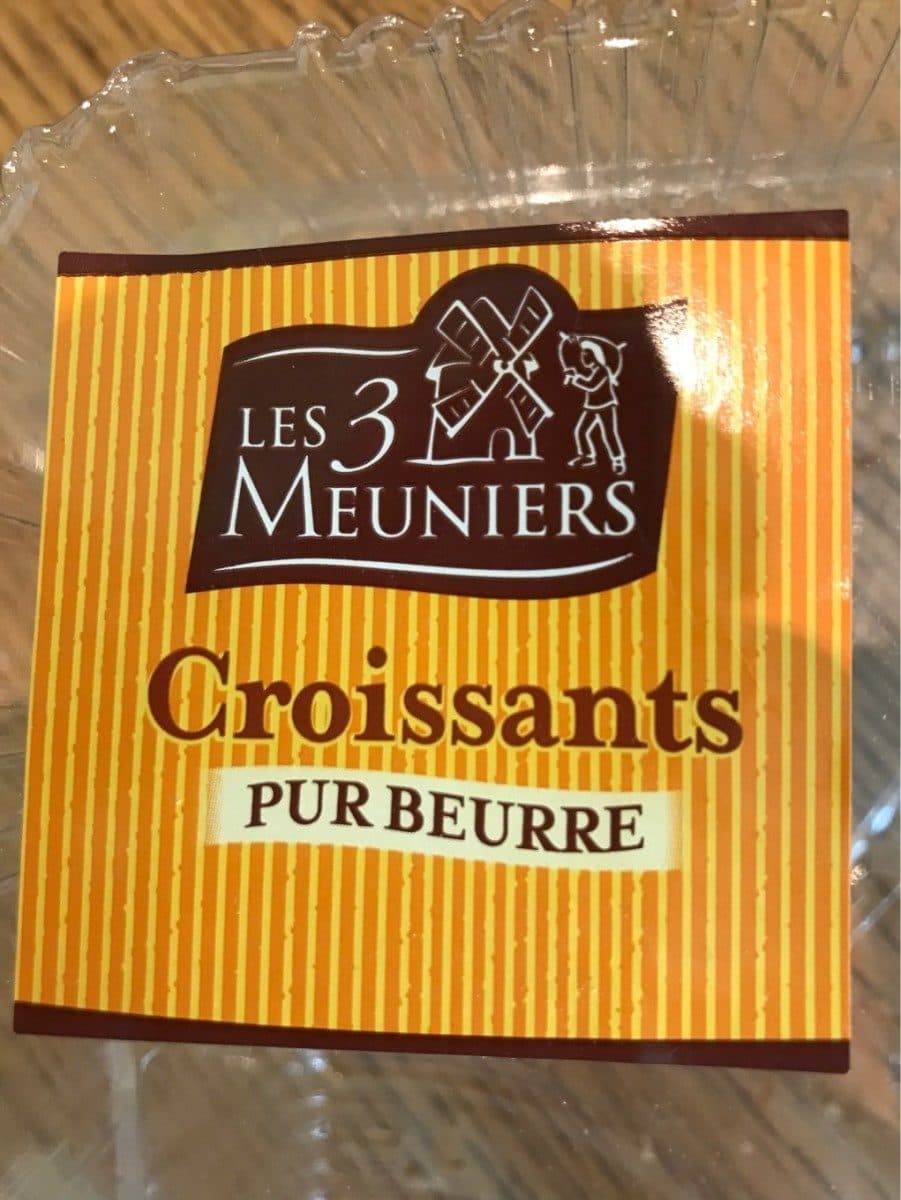 Les 3 Meuniers Croissant beurre x6 packshot