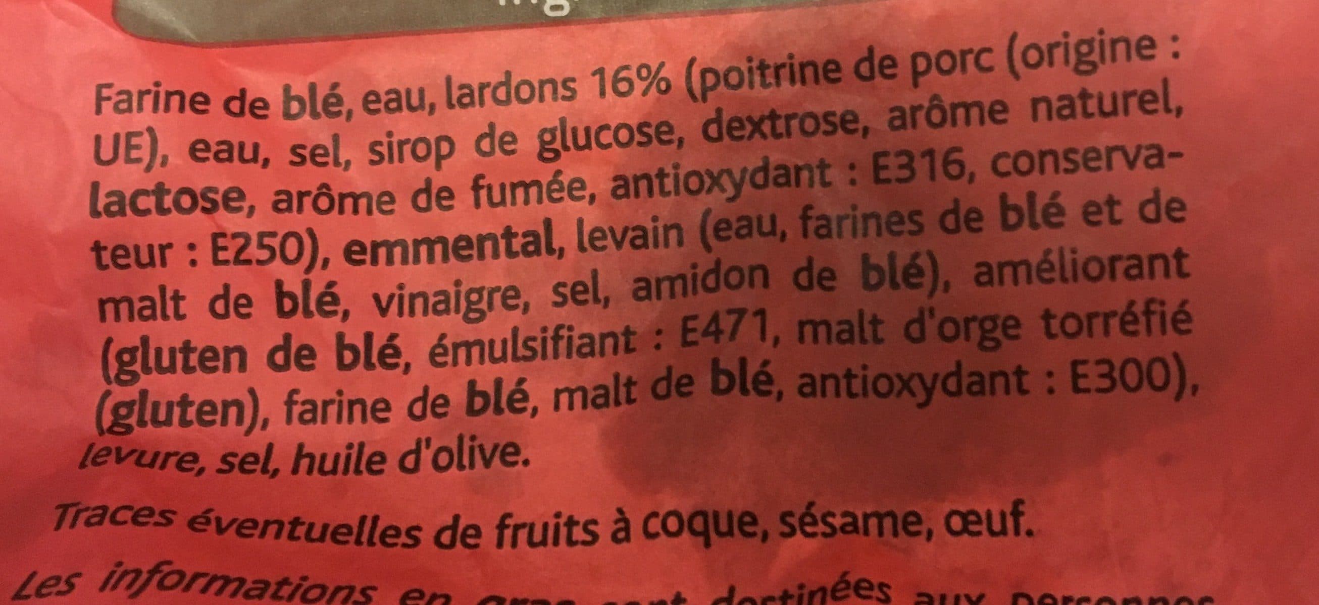Open Food Facts Fougasse lardons packshot