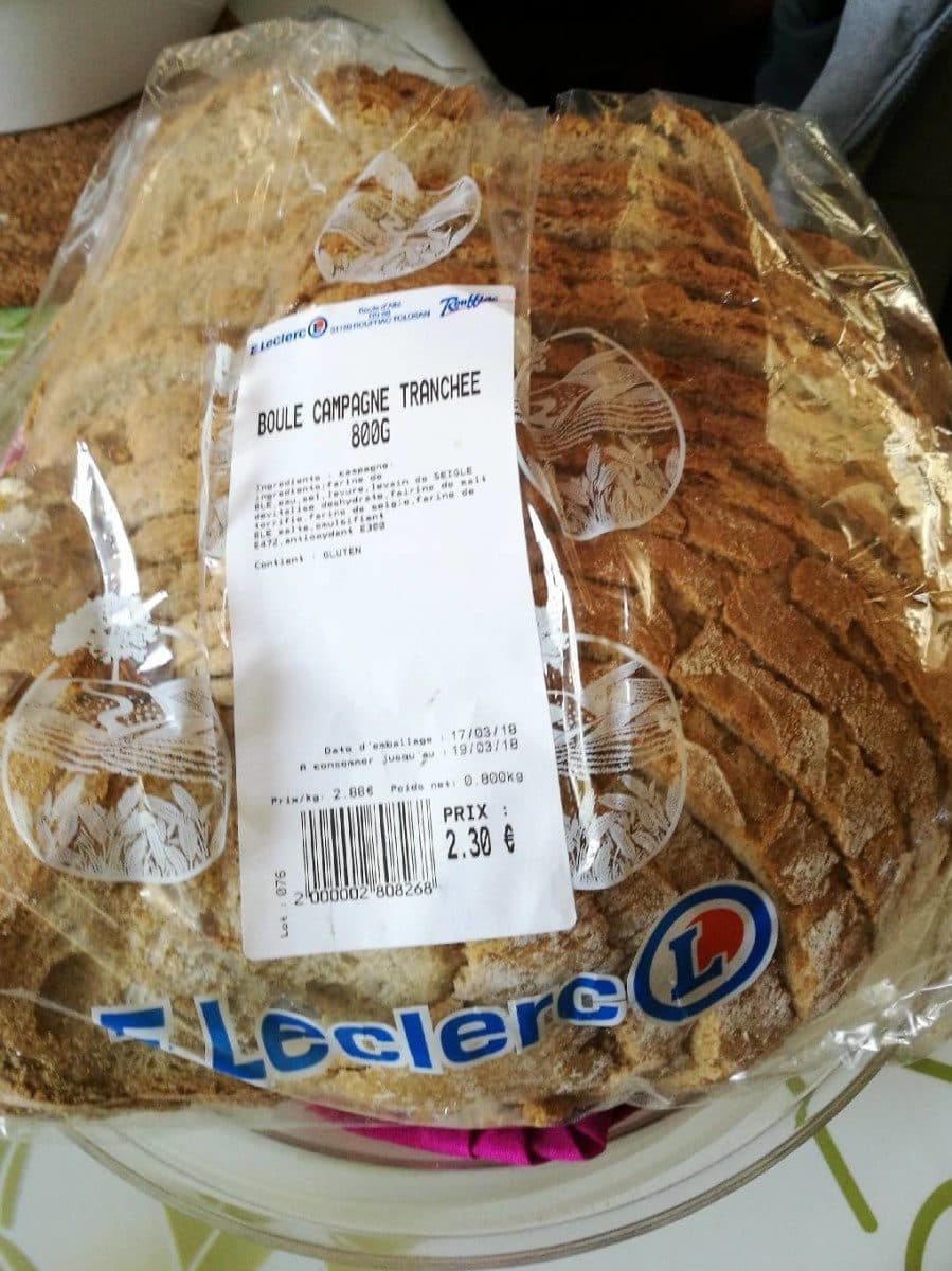 Open Food Facts Boule campagne tranchee 800gr packshot