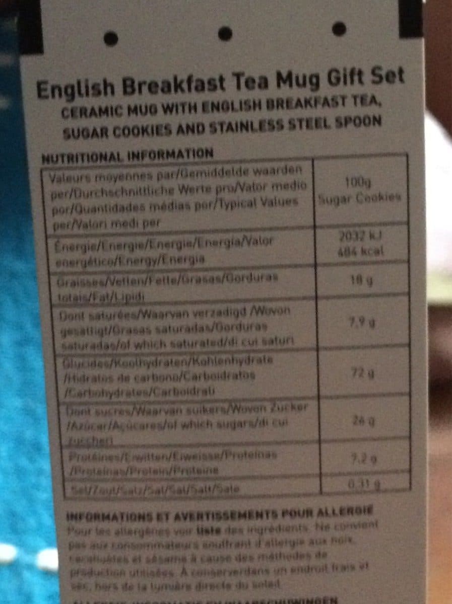 Open Food Facts English breakfast packshot