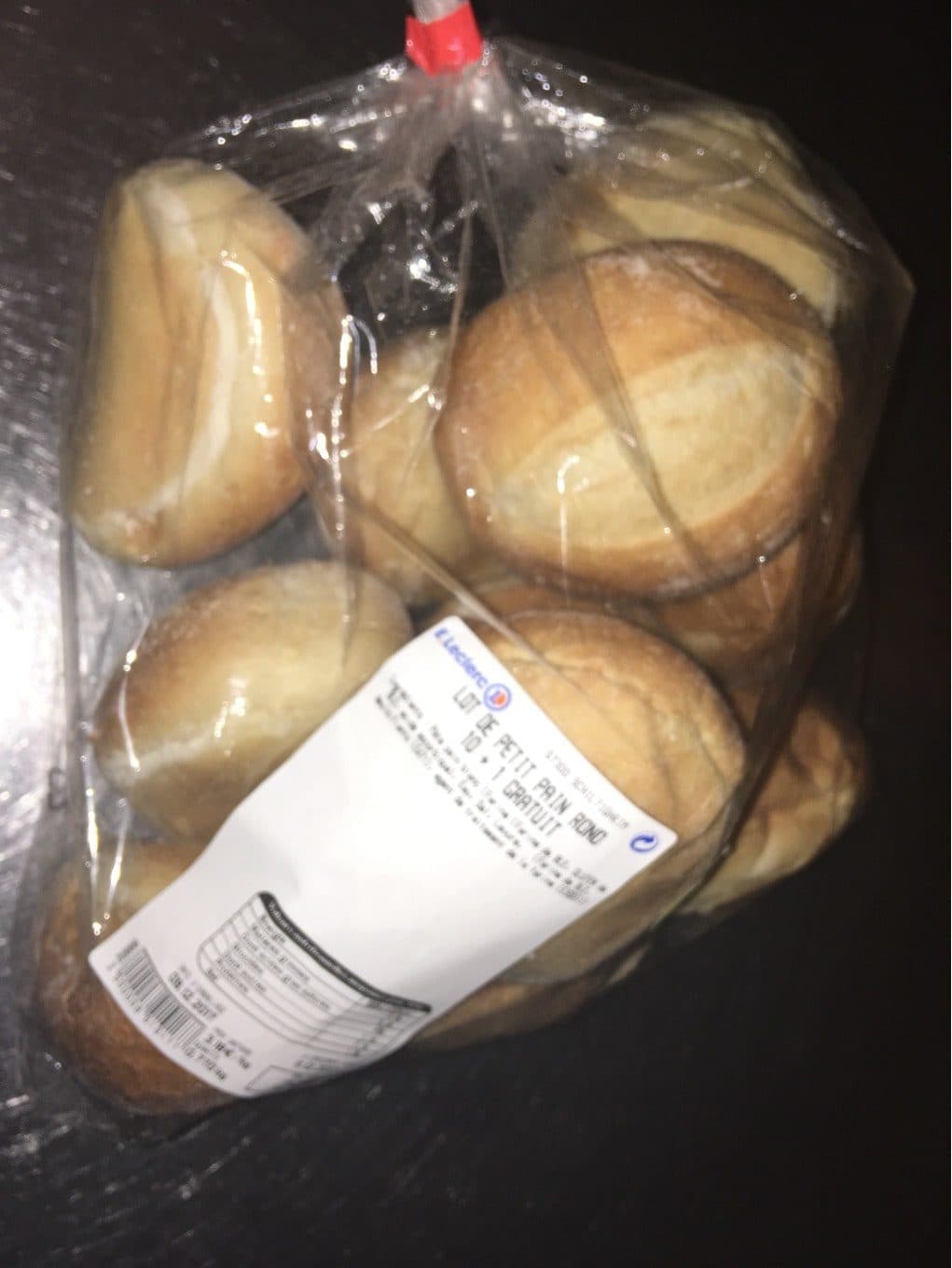 Leclerc Lot de petit pain rond 10+1 gratuit packshot