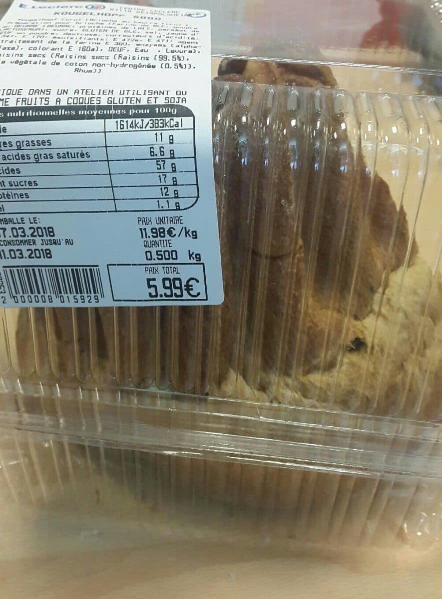 Open Food Facts Kougelhoff packshot