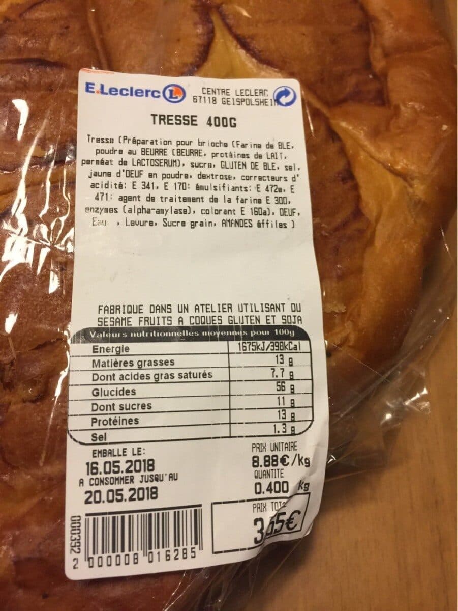 Leclerc Tresse packshot