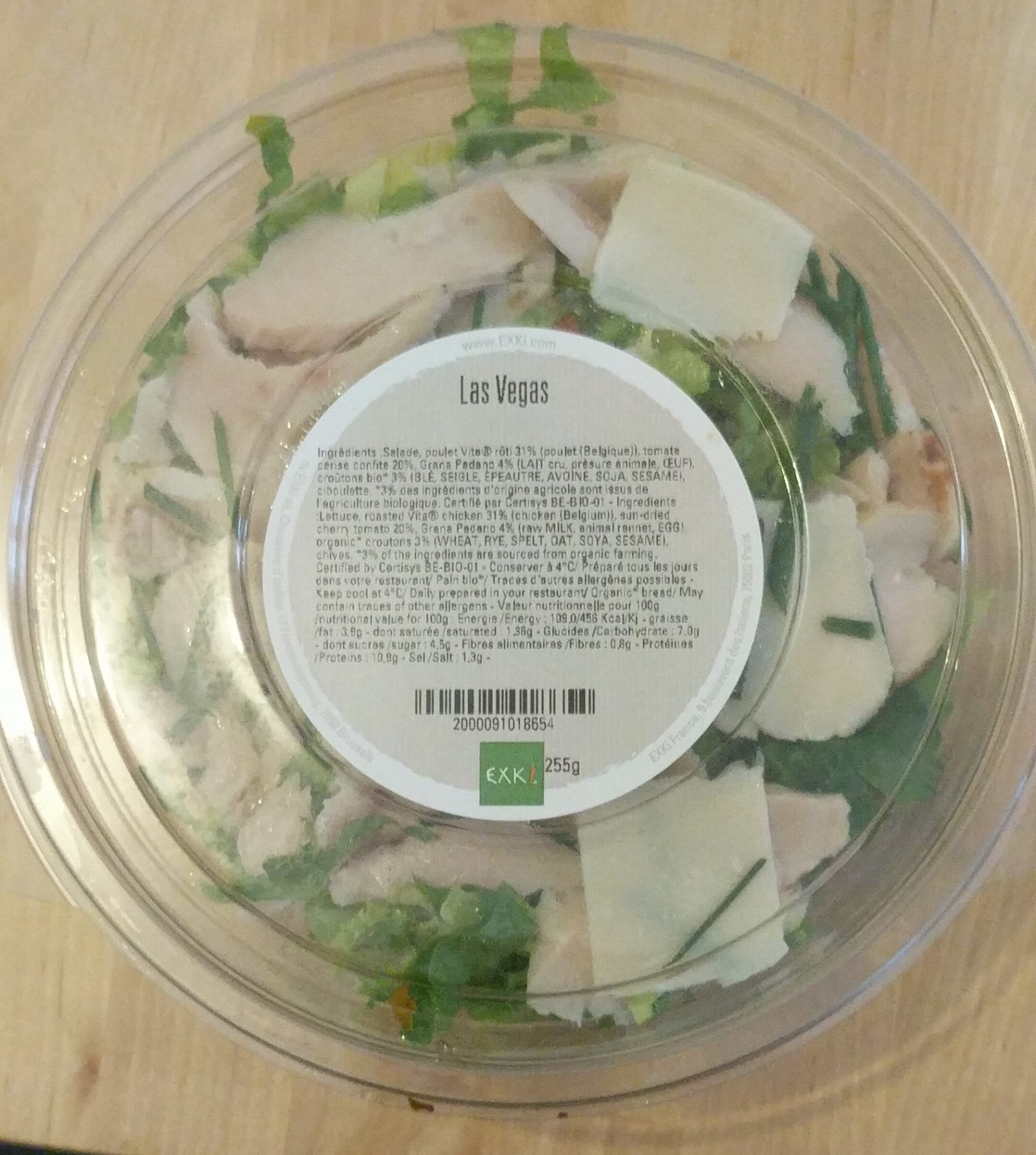 Exki Salade las vegas packshot
