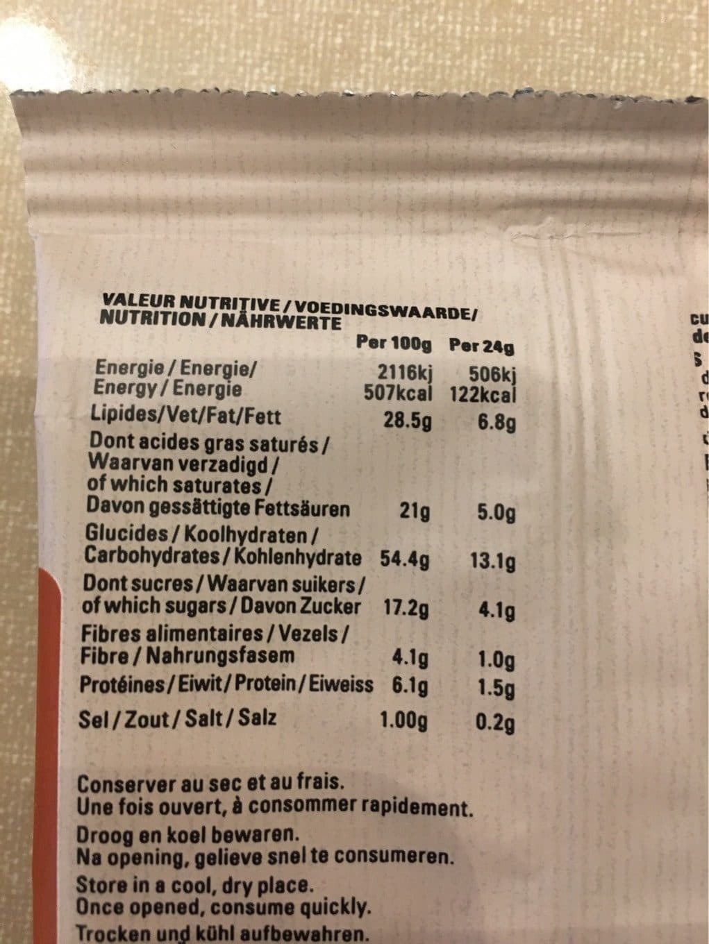 Exki Biscuits chocolat noisette packshot