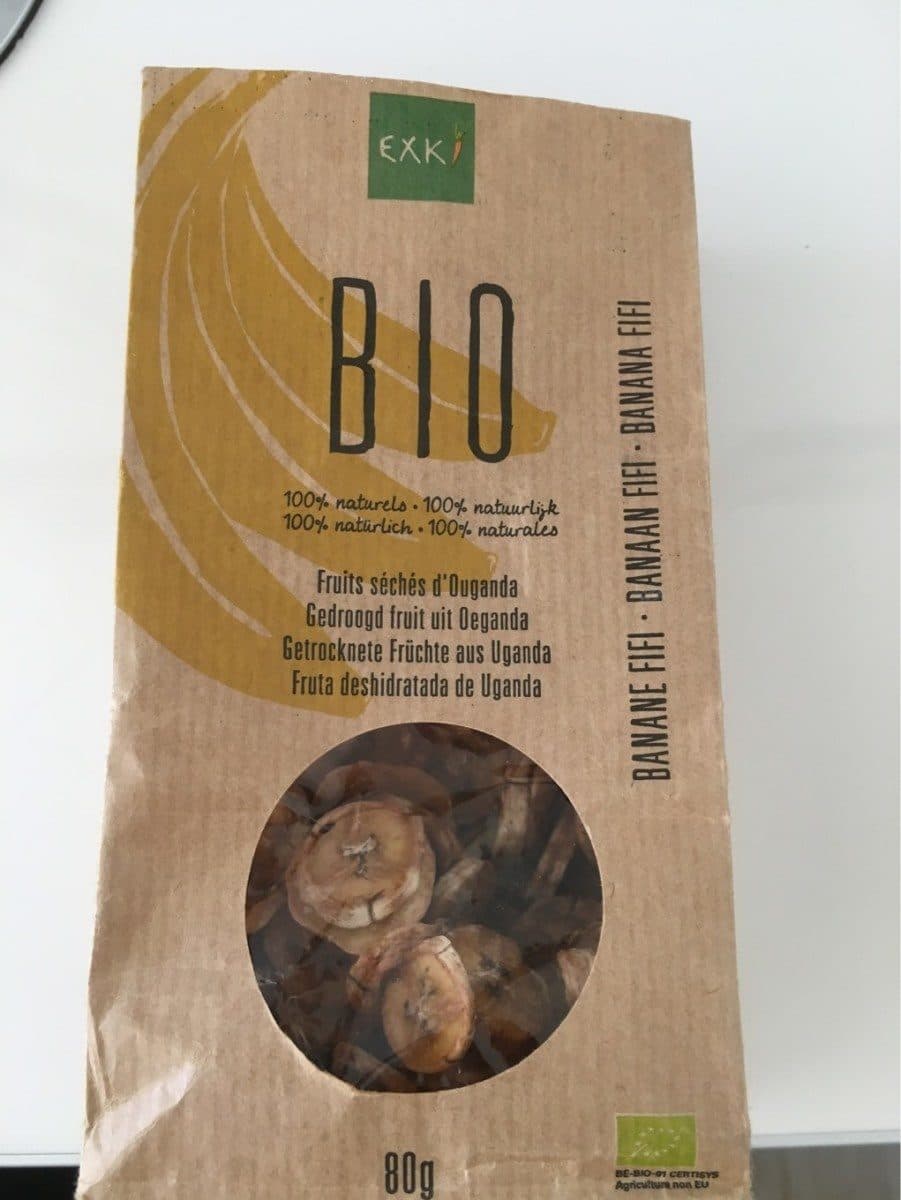 Open Food Facts Fruits seches d'Ouganda - Banane Fifi packshot