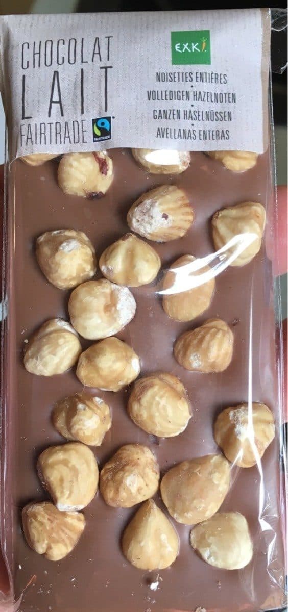 Exki Chocolat lait noisettes entières packshot
