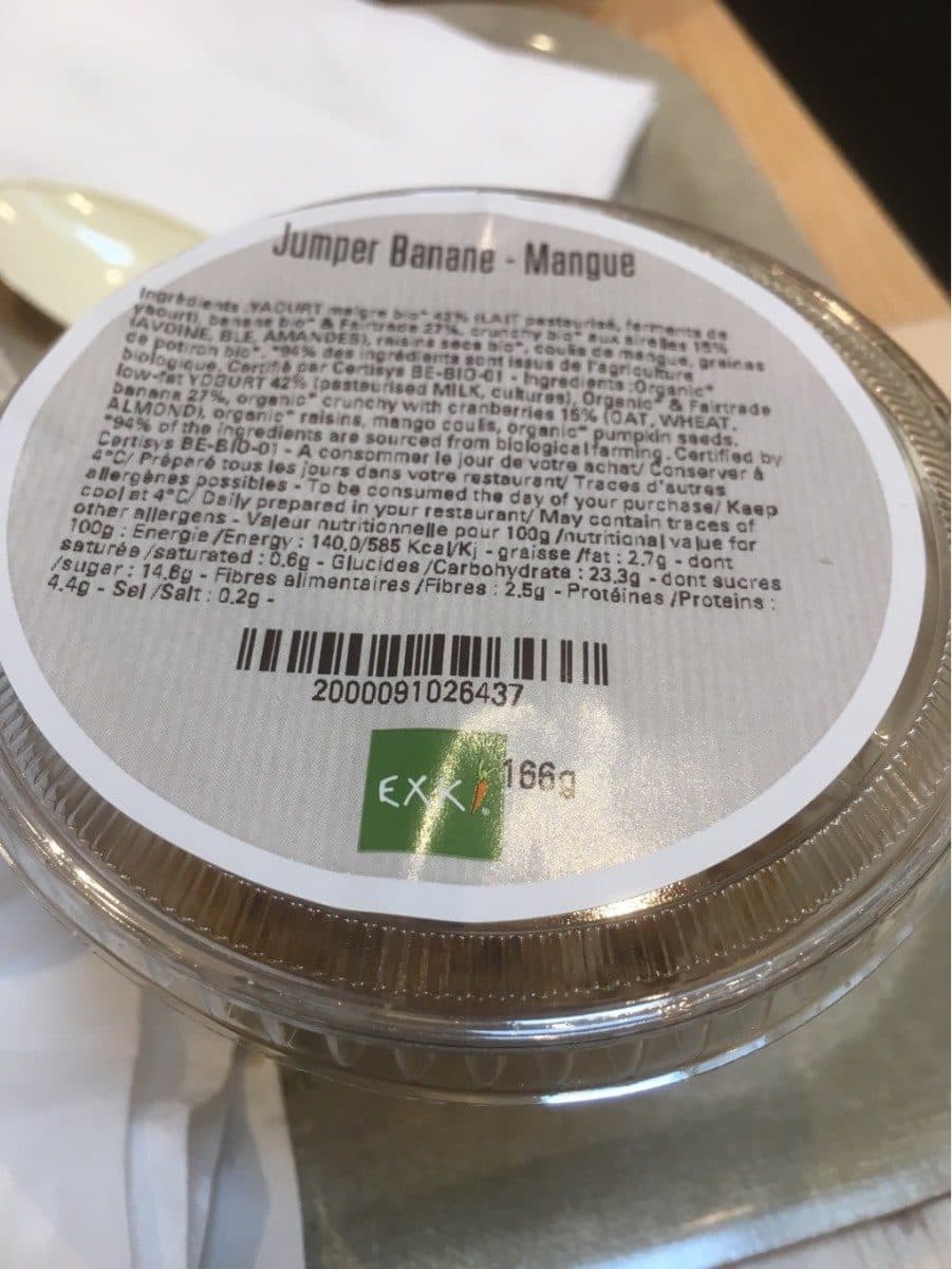 Exki Jumper banane mangue packshot