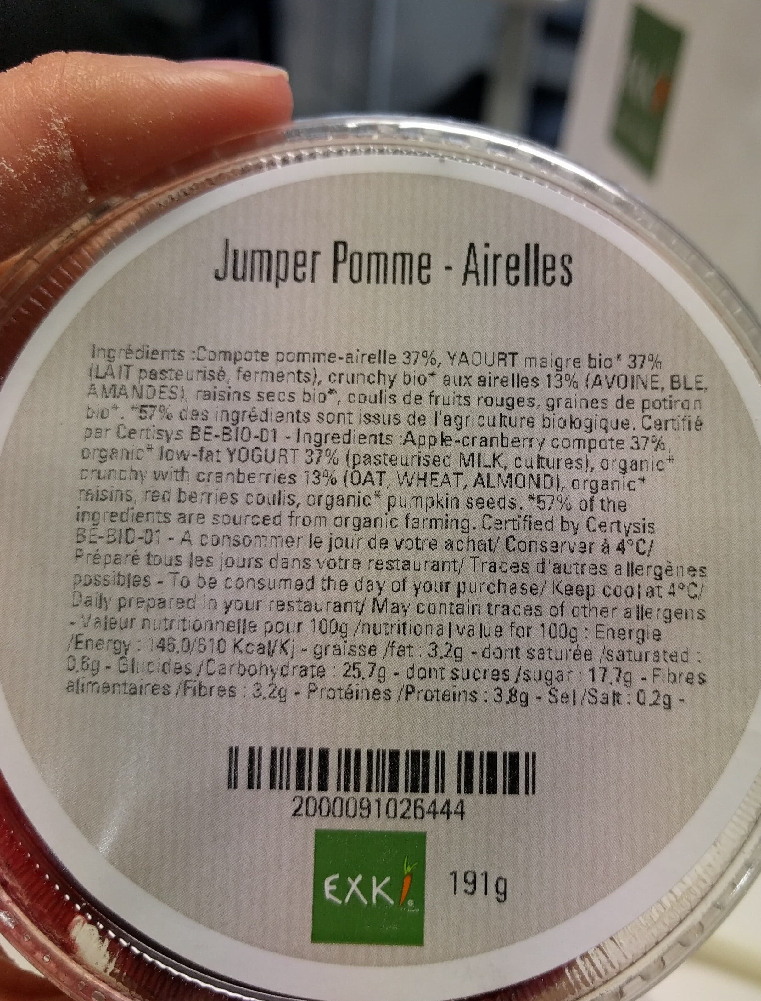 Exki Jumper pomme airelles packshot