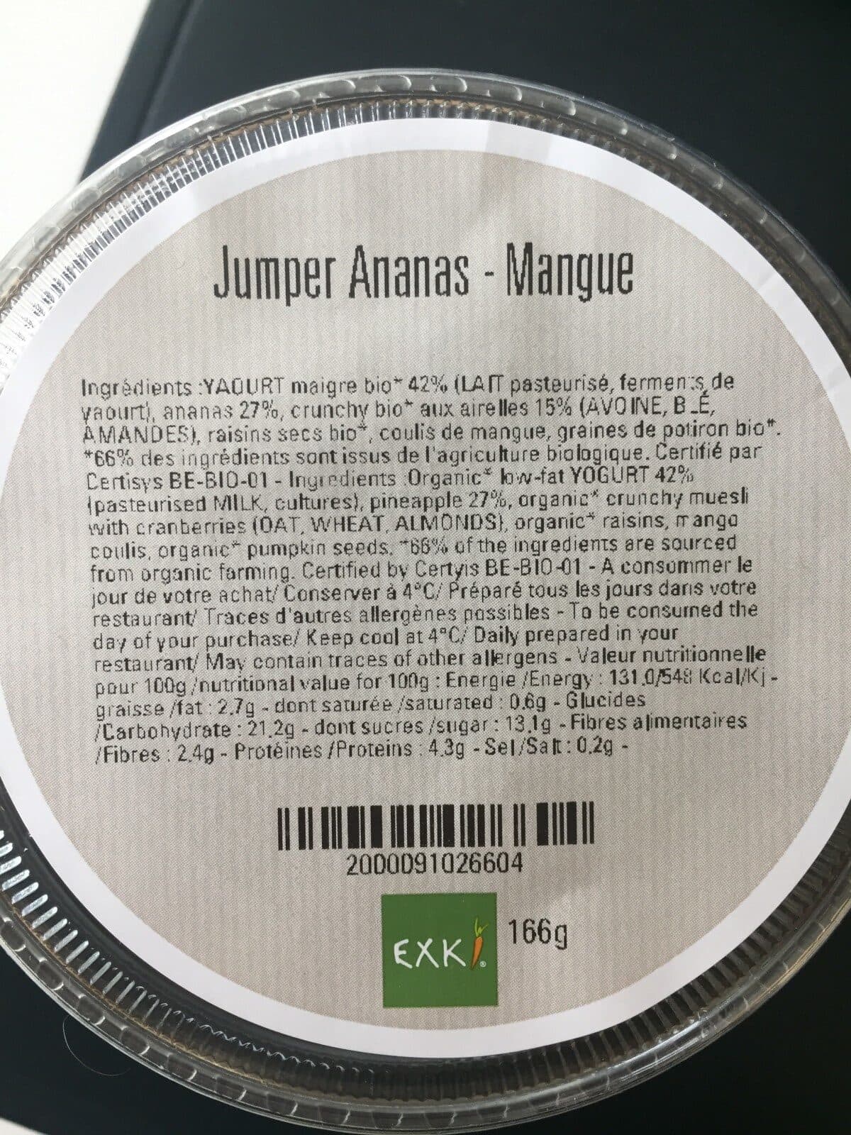 Exki Jumper ananas mangue packshot