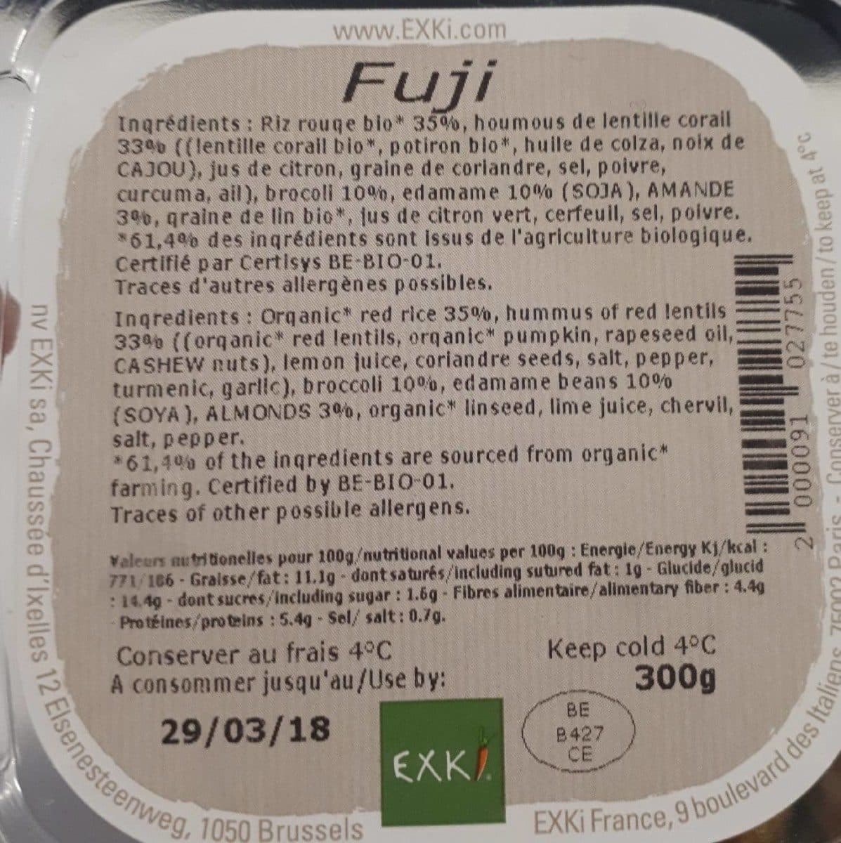 Exki Fuji packshot