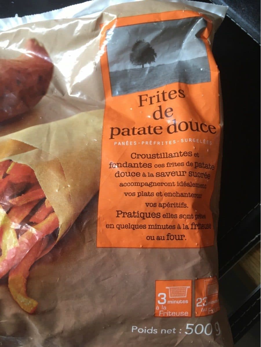 Open Food Facts Frites de patates douces packshot