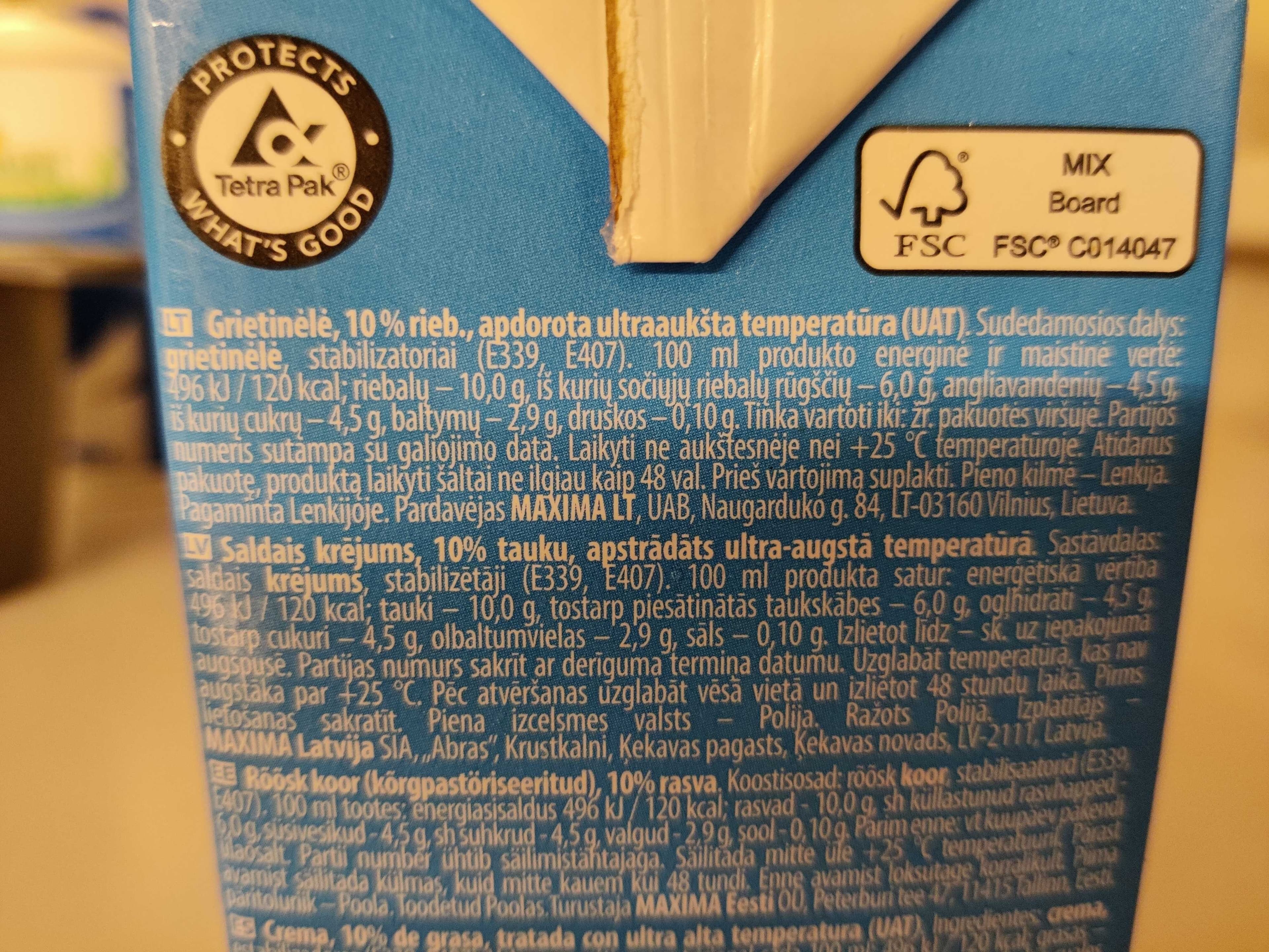 Farm Milk Rõõsk koor packshot