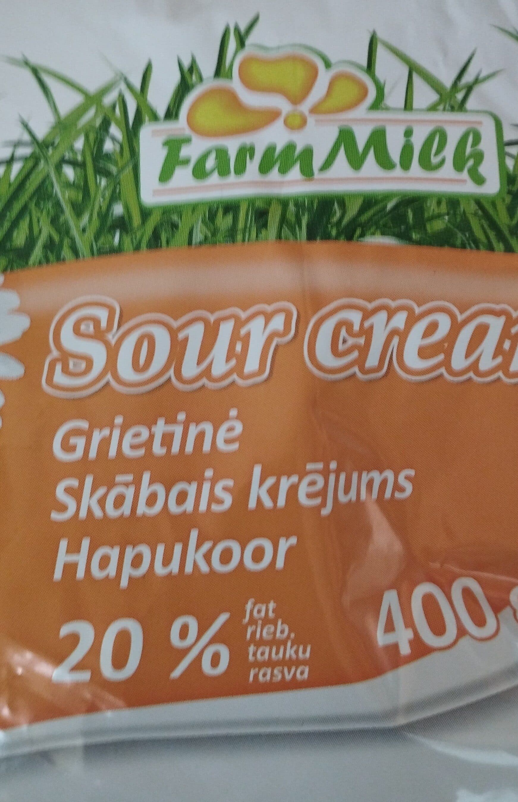 Farm Milk Sour Cream packshot