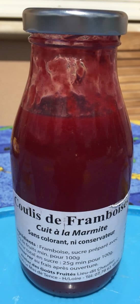 Produit Frais Grand Frais Coulis de framboise packshot