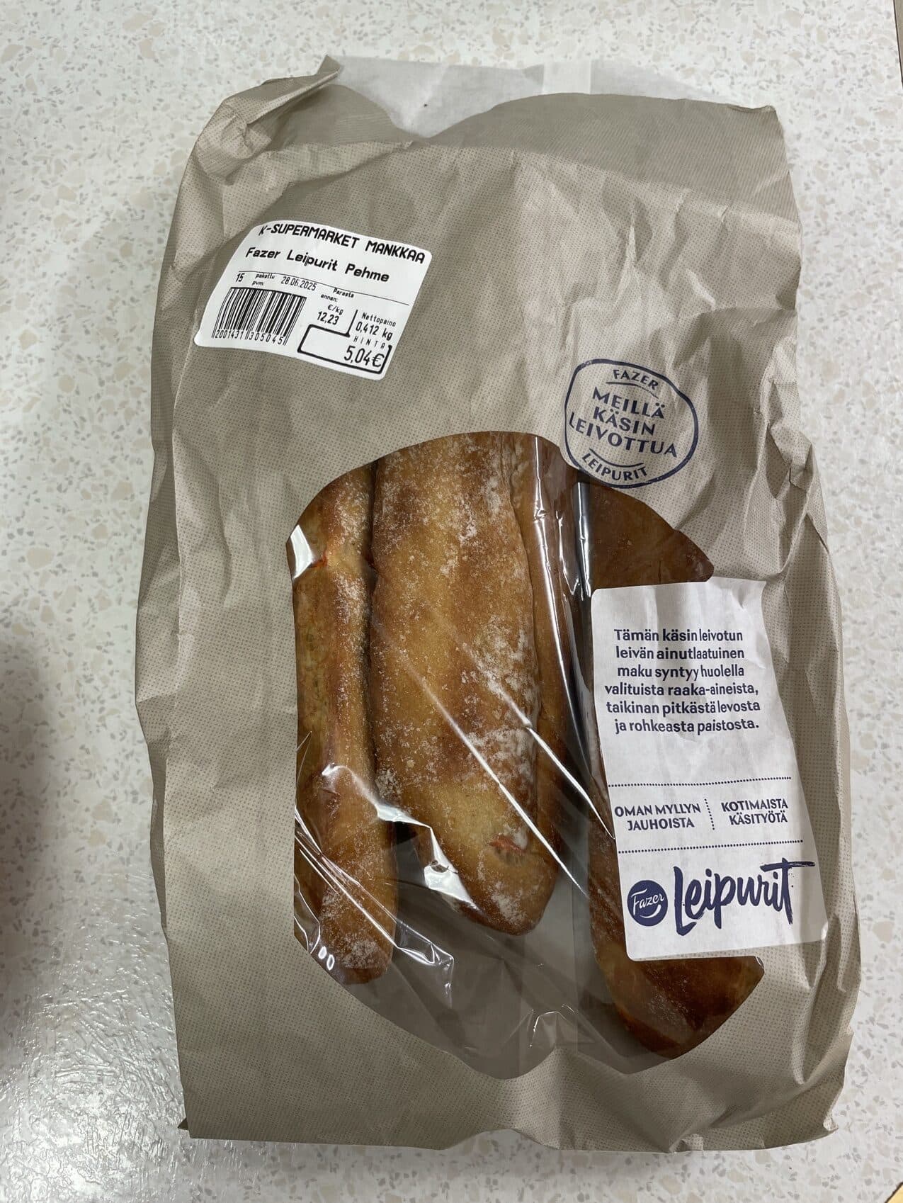 Fazer Leipurit Pehmeä porkkana-perunapatonki packshot