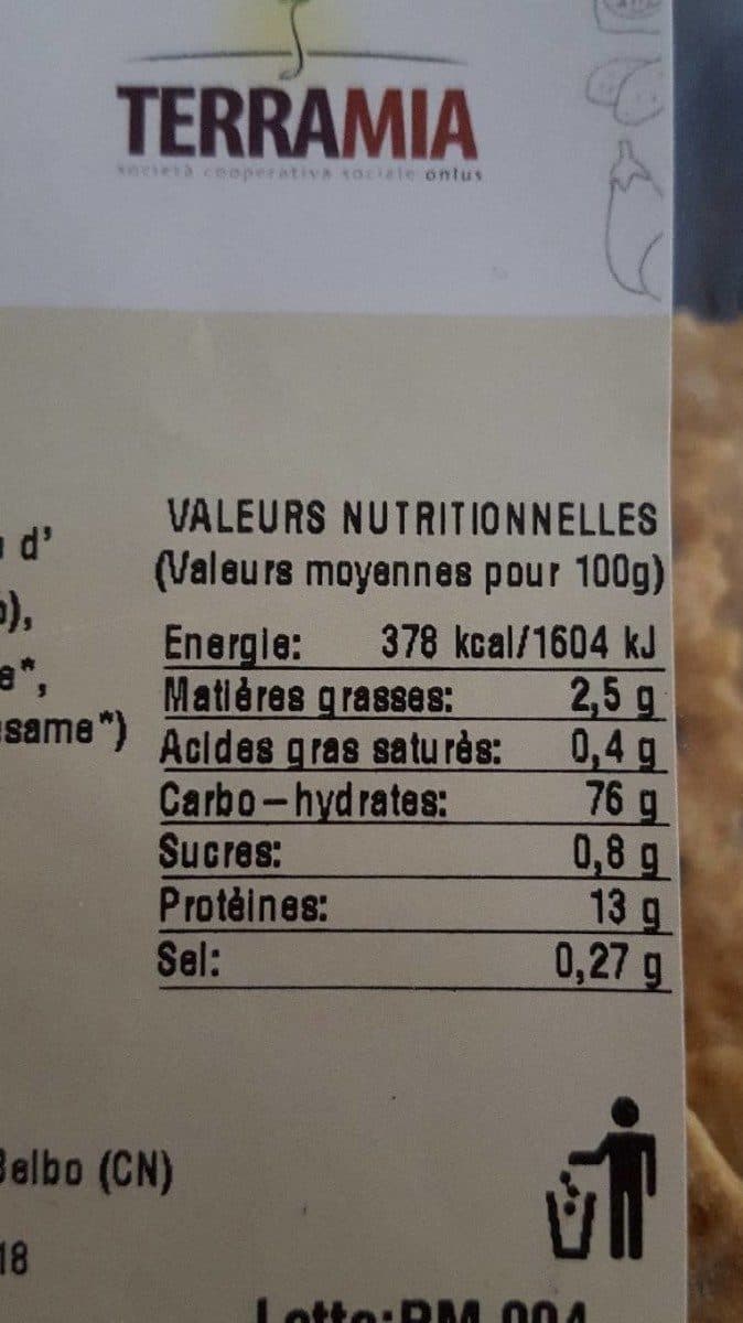 Open Food Facts Crackers aux graines BIO packshot