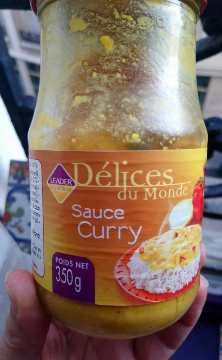 Open Food Facts Delices du mode Sauce curry packshot
