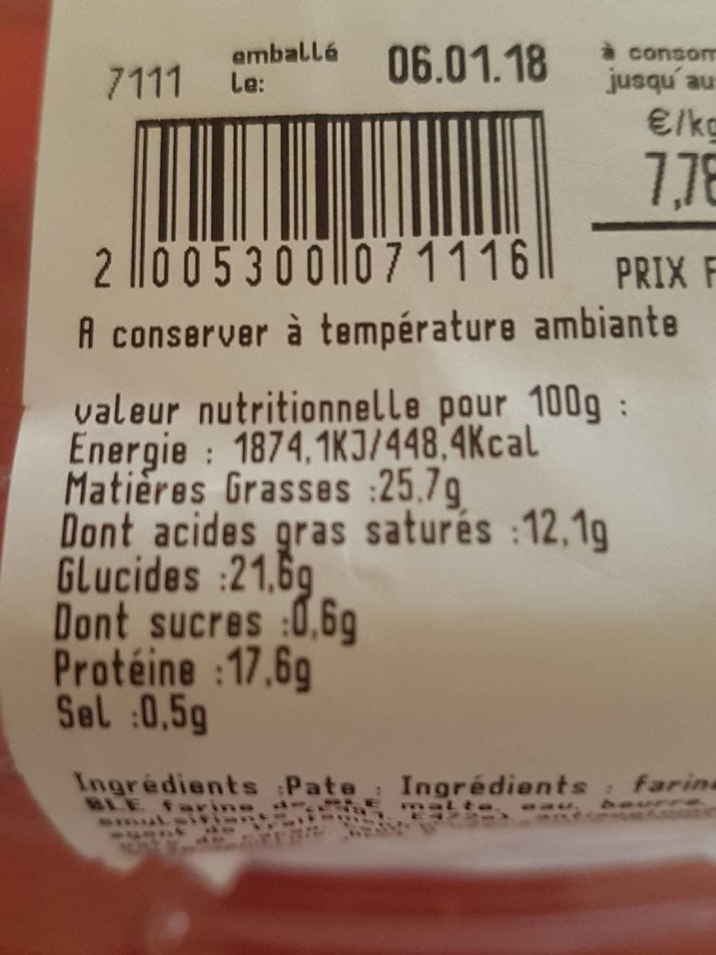 E.Leclerc Pain au chocolat ×10 packshot