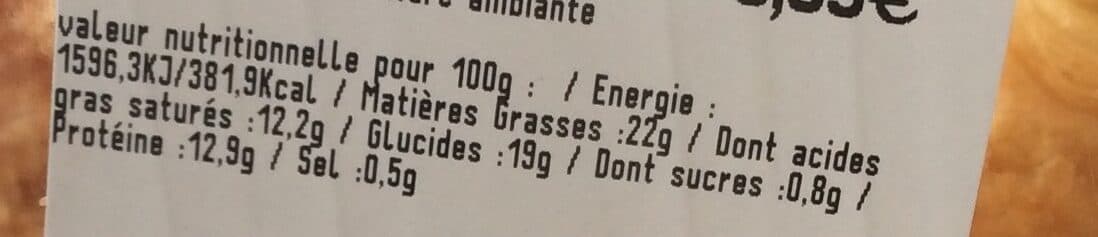 Open Food Facts 5 croissants 5 pains choc' packshot