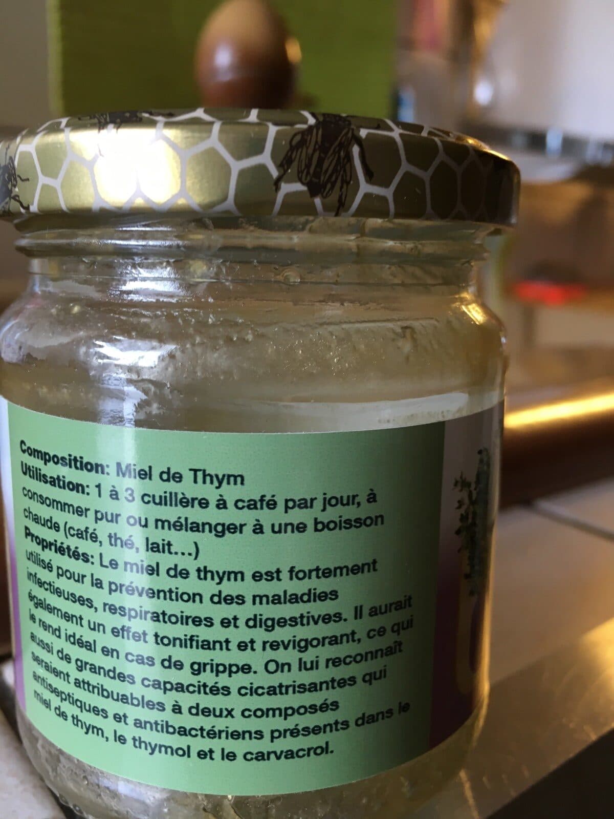 Open Food Facts Miel de thym packshot