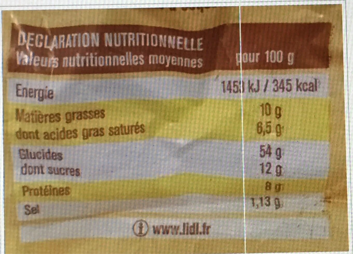 Open Food Facts 10 pains au lait Maître Jean-Pierre packshot