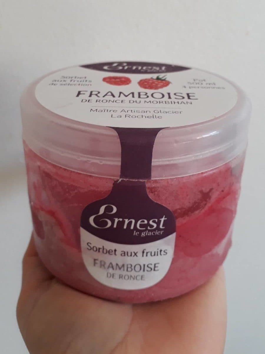 Open Food Facts Sorbet Framboise de ronce du Morbihan packshot
