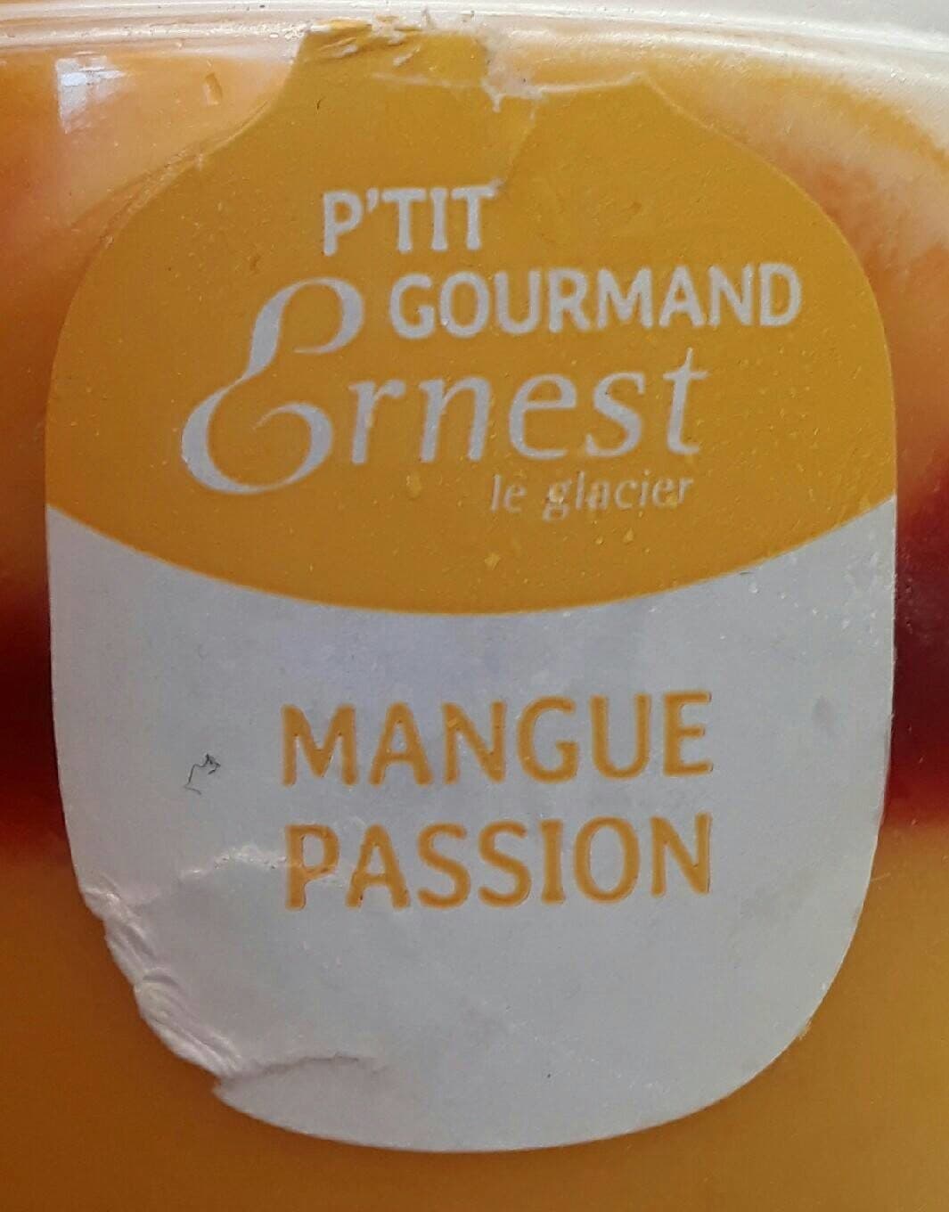 Ernest Sorbet mangue passion packshot