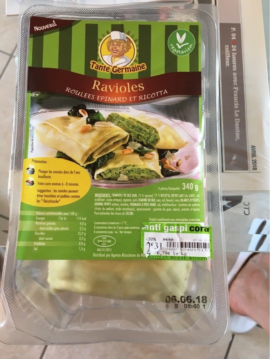 Open Food Facts Ravioles packshot