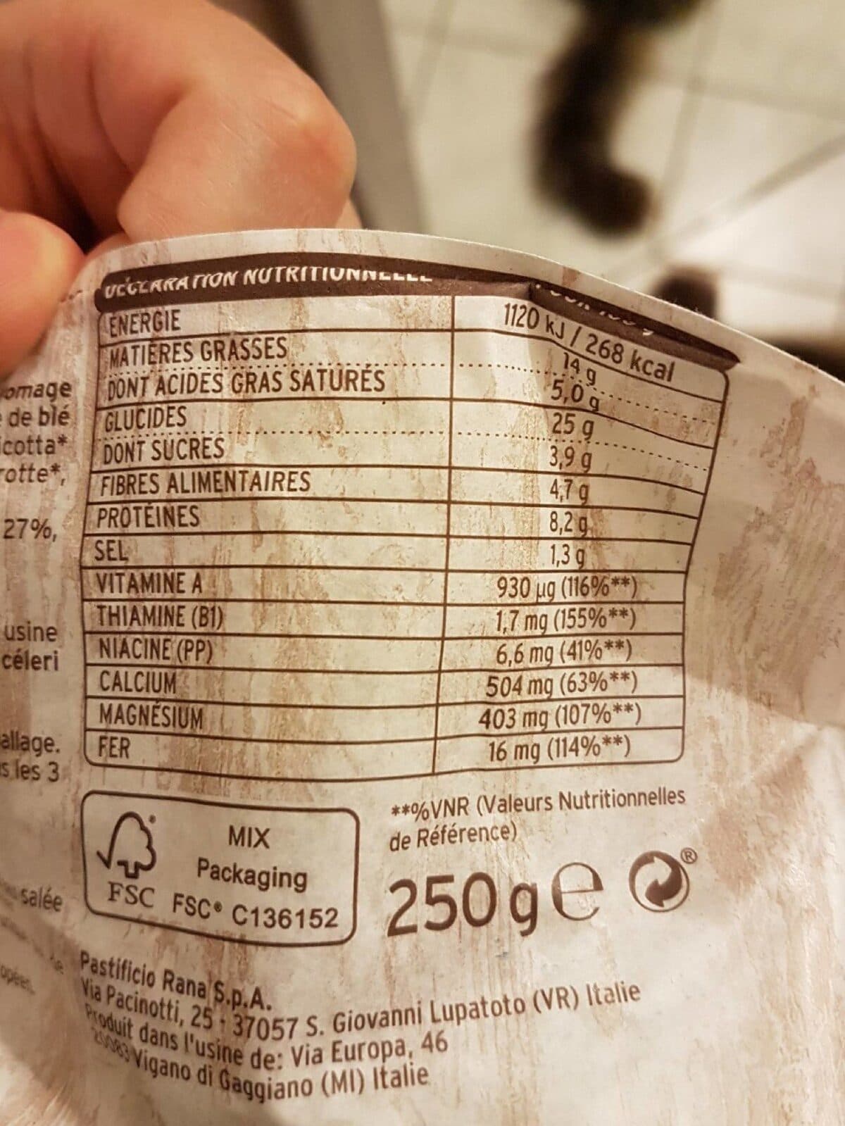 Open Food Facts Bio au blé complet crème de plus chiche et brocoli packshot