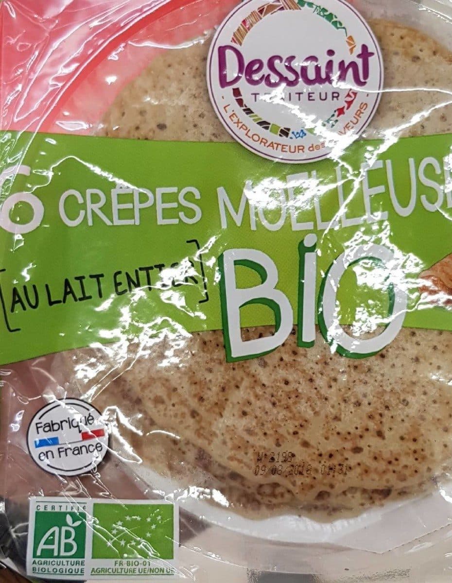 Open Food Facts 6 crêpes moelleuse bio packshot