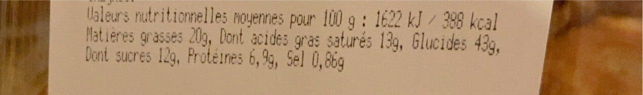 Open Food Facts Pains au chocolat packshot