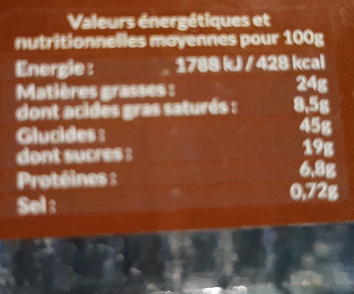 Open Food Facts beignet au chocolat packshot