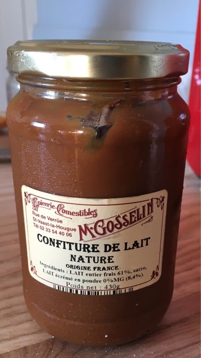 M. Gosselin Confiture de lait nature packshot
