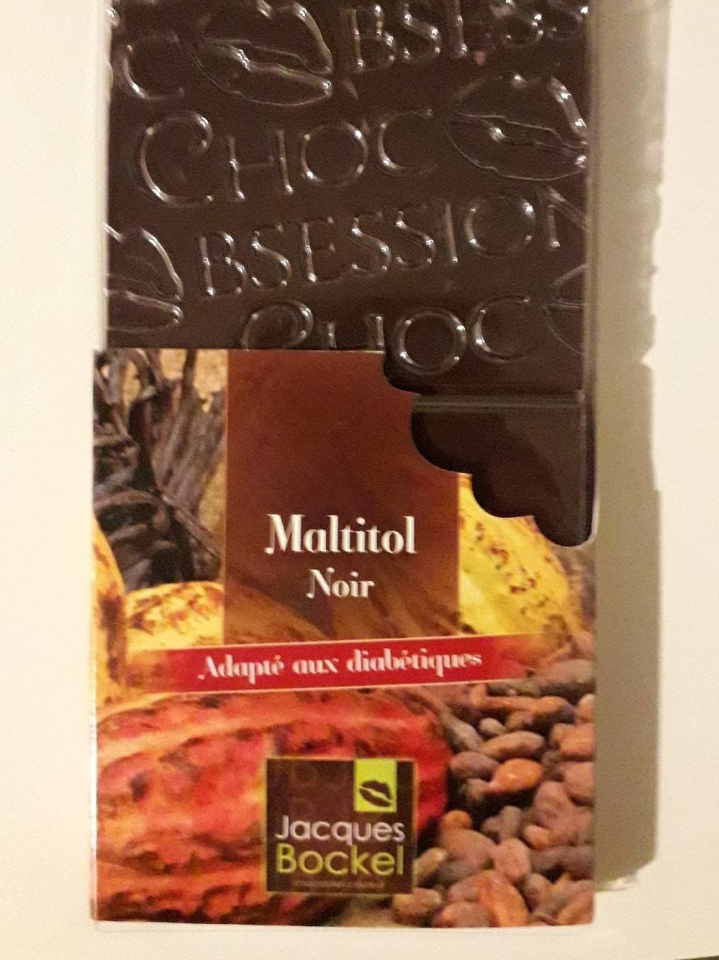 Jacques Bockel Chocolat Maltitol Noir packshot