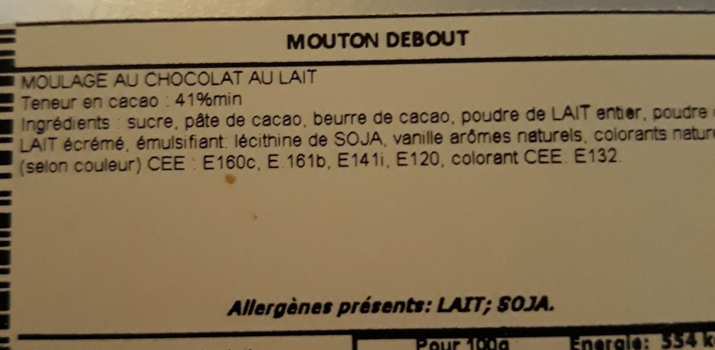 Open Food Facts Mouton debout packshot