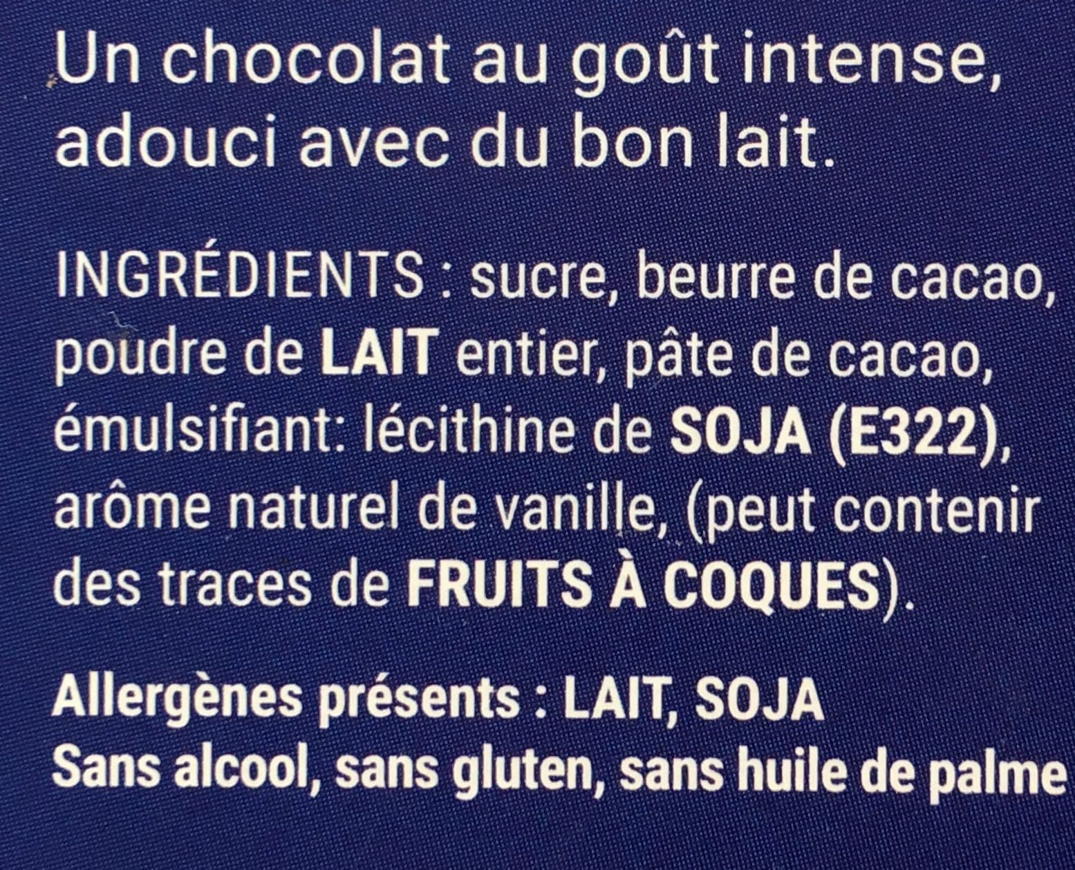 Petits carreaux de paris Chocolat au lait pur Côte d’Ivoire packshot