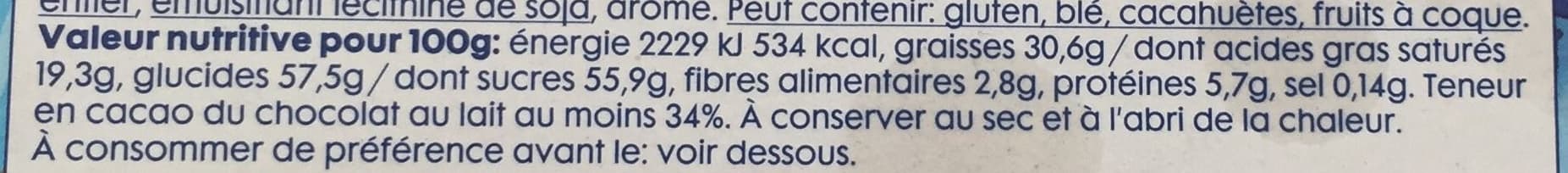 HEMA Lettre en chocolat au lait packshot