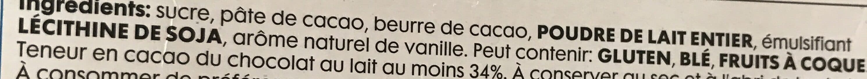 Hema Chocolat au lait packshot