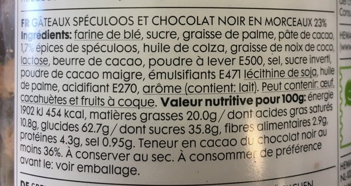Hema Mini speculaas moppen met chocolade packshot