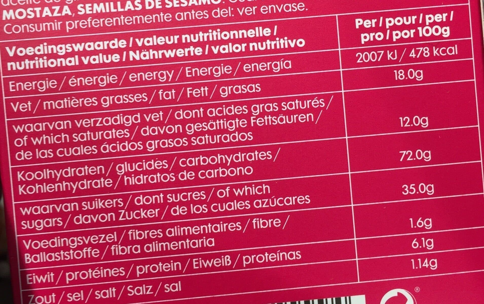Hema Butter Thins with cranberry packshot