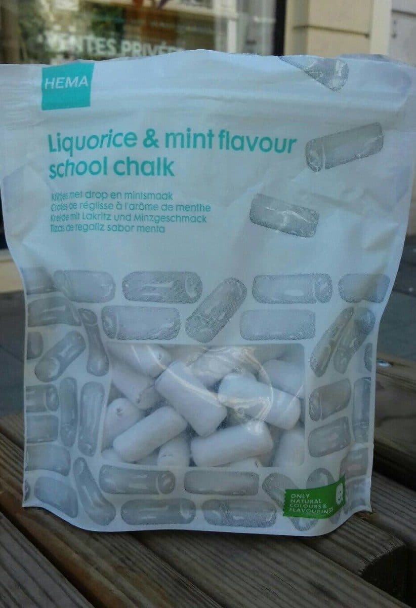 Hema Craies de réglisse à l'arôme de menthe packshot