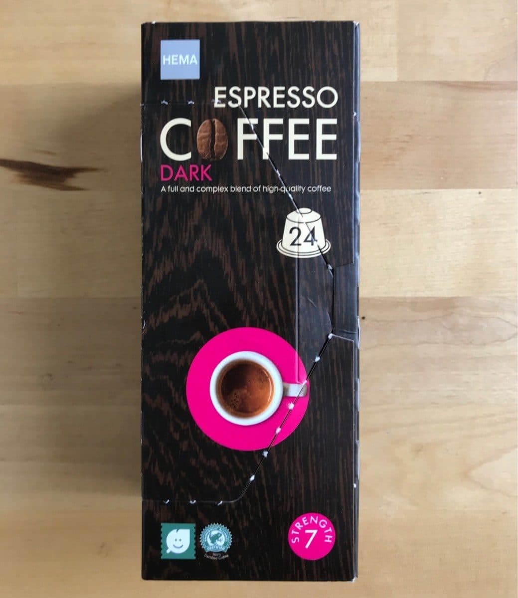 Hema Expresso coffee packshot