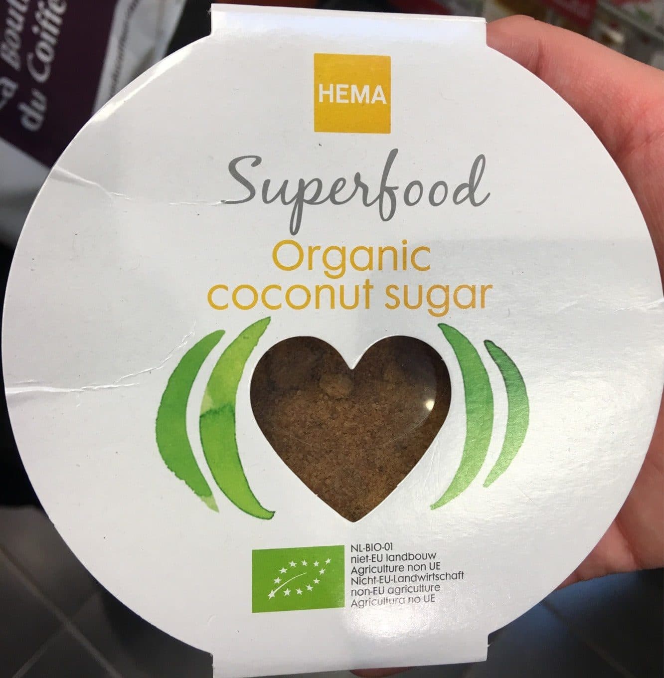 Hema Superfood organic coconut sugar packshot