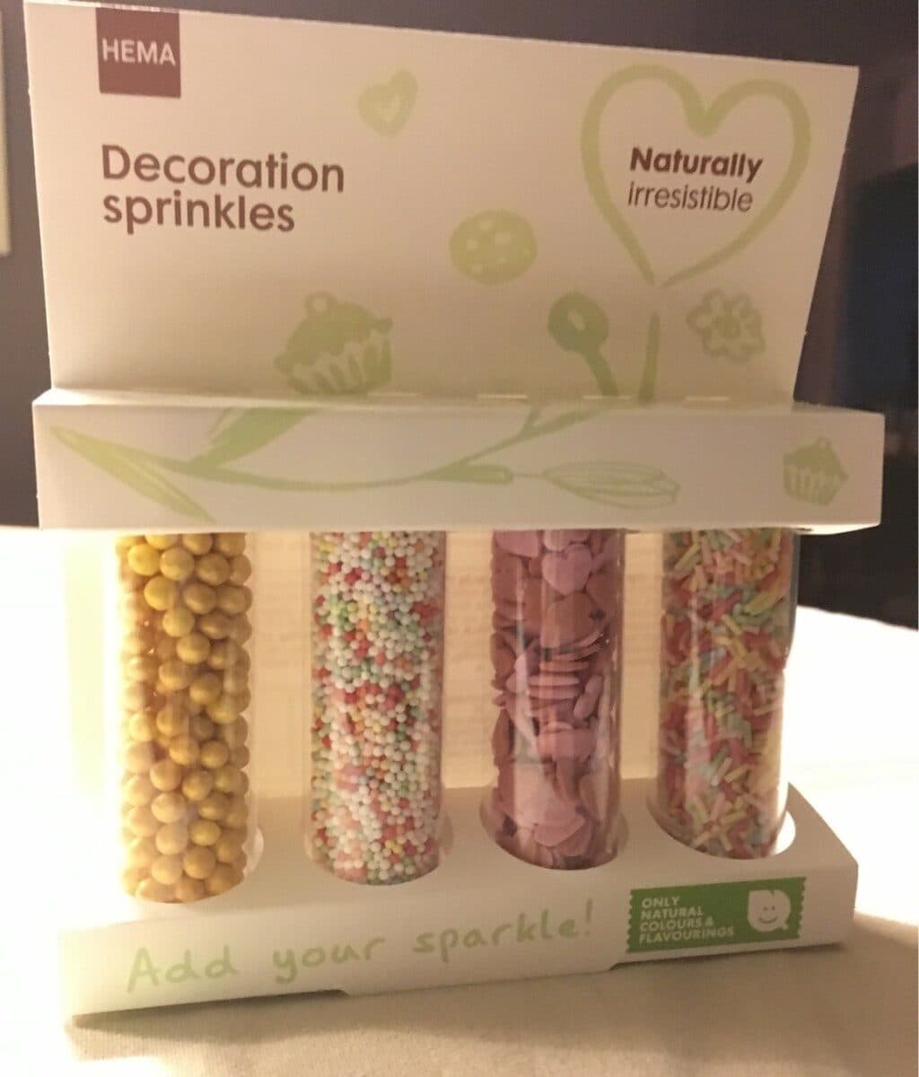 Hema Decoration spinkles packshot