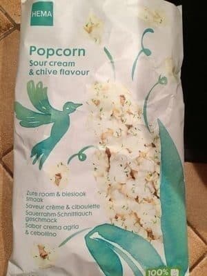 Hema Popcorn Sour Cream & Chive Flavour packshot