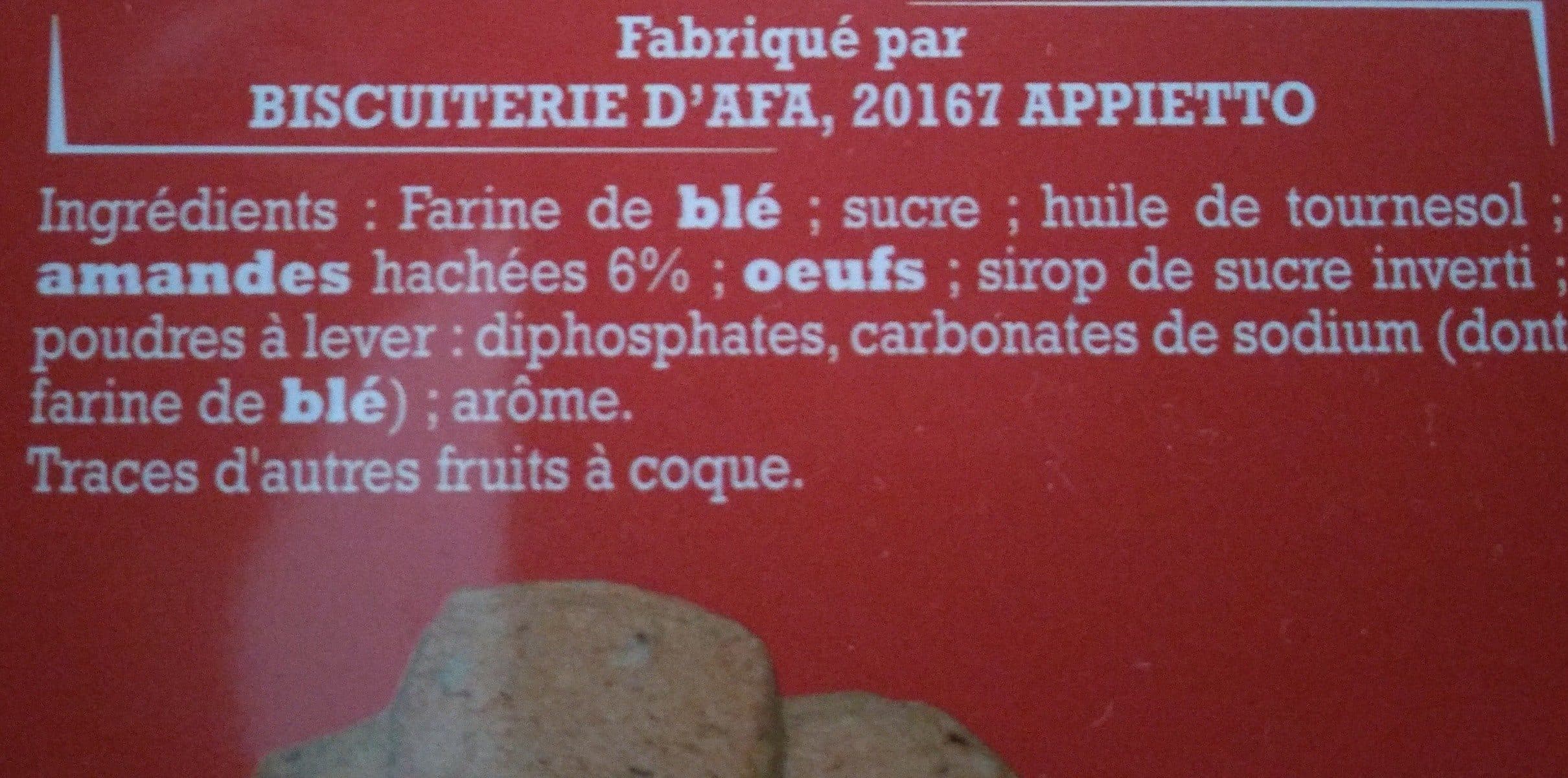 Open Food Facts Canistrelli de corse packshot