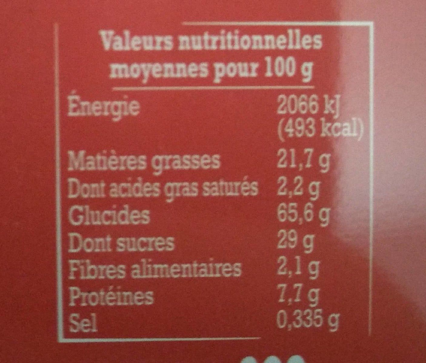 Open Food Facts Canistrelli de corse packshot