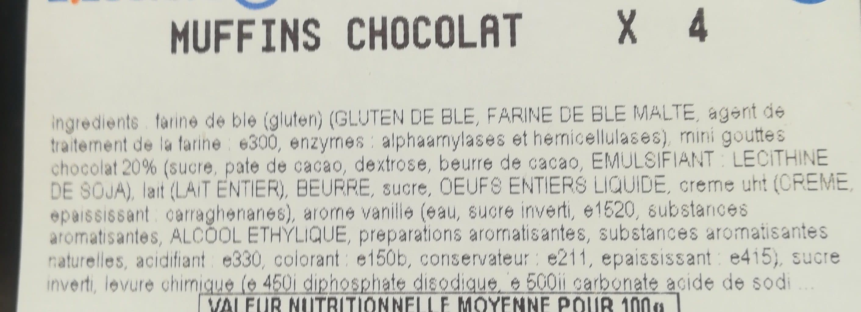 E.Leclerc Muffins chocolat packshot